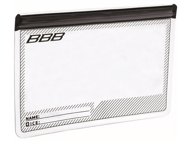 BBB SmartSleeve BSM-21L Vanntett lomme 131x185mm/173x107mm, gjennomsiktig 